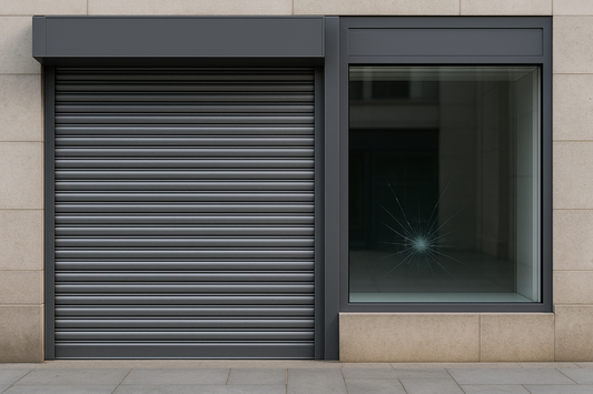 normes vitrine blindée et rideau métallique